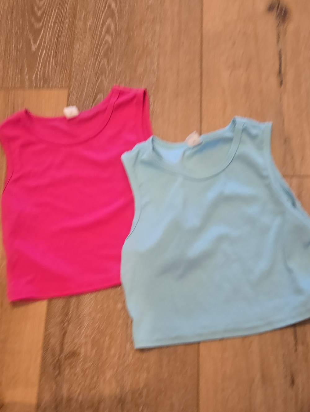 Two Shein Crop Ribbed Tanks - Picture 1 of 2